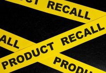 Sign of a Product Recall