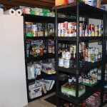 Stocked Pantry With Food