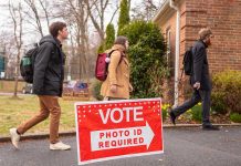 A Sign Saying Vote Photo ID Required