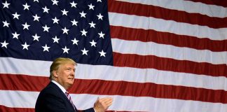 Donald Trump and the American Flag