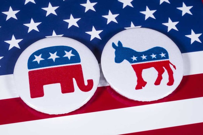 Democratic Party and Republican Party Elements