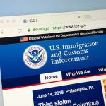 The ICE's website