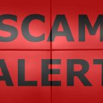 Scam alert sign