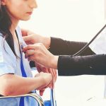 A doctor and a patient