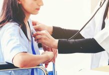 A doctor and a patient