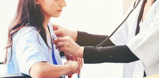 A doctor and a patient