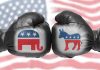 Clash between Democrats and Republicans