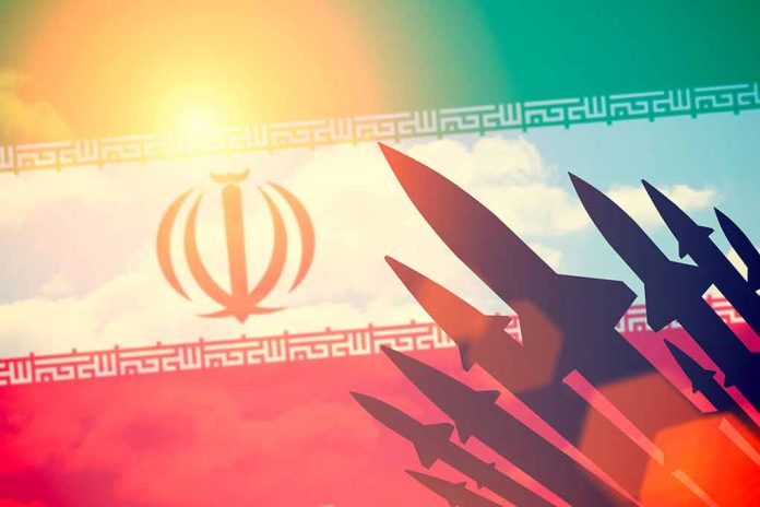 405834970 featured image Iranian flag and a missile
