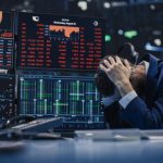 Trader stressed out by multiple declining stock charts