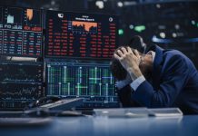 Trader stressed out by multiple declining stock charts