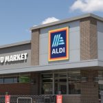 Aldi storefront with Food Market sign
