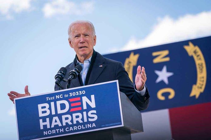1844355532 featured image Man speaking at outdoor event with microphones and banner