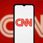 CNN logo on a phone screen