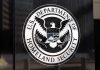 U.S. Department of Homeland Security emblem on wall