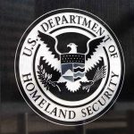 U.S. Department of Homeland Security emblem on wall