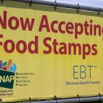 Massive EBT Scam Busted—City in Shock Yellow sign now accepting food stamps EBT SNAP