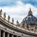 Pope CANONIZES Former SATANIST — Catholics OUTRAGED St Peters Basilica dome with statues and clouds