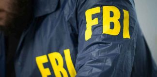 FBI jacket with yellow letters
