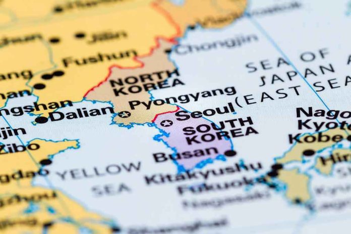 761913781 Map showing North and South Korea Japan and China