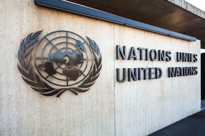 shutterstock_1838738371 (1).jpg Facade of the United Nations building featuring the UN emblem and text