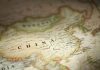 Detailed map highlighting China and surrounding regions
