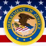 Epstein Network Under Siege: Trump’s DOJ Orders Department of Justice seal on American flag background.
