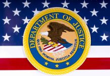 Epstein Network Under Siege: Trump’s DOJ Orders Department of Justice seal on American flag background.