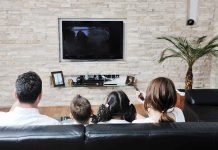 South Park Pushes the Limit on Trump and Vance A family of four watching television together in a cozy living room