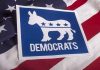 AOC, Warren, Sanders UNITE For Renewed Push Democrats logo on American flag background