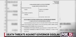 Man charged with making death threats against Governor