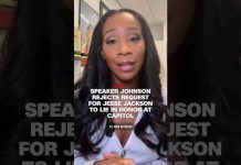 Capitol Honor Denied—Democrats ERUPT Speaker Johnson rejects request for Jesse Jackson to lie in
