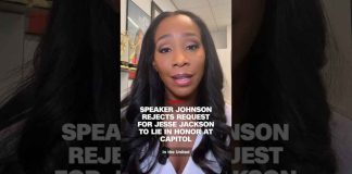 Speaker Johnson rejects request for Jesse Jackson to lie in