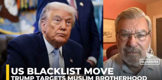 Trump orders blacklisting Muslim Brotherhood branches as