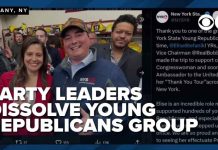 Nazi Salute Claim Shuts Down GOP Group