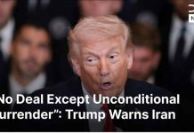 Trump’s “Unconditional Surrender” Demand