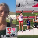 HS girl track star stands on 1st-place podium after placing 2nd to trans athlete: ‘Real champ!