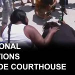 Emotional reactions to Karmelo Anthony verdict outside courthouse