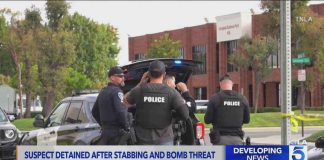 Suspect detained after stabbing, bomb threat at Torrance school