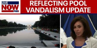 Pirro gives update on reflecting pool vandalism