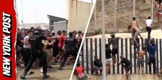 CHAOS at Ceuta Border as Migrants Surge Toward Spain