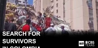 Frantic search for survivors after Colombia earthquake