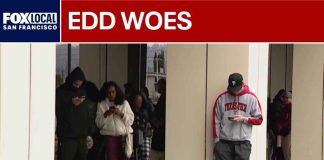 Hundreds line up overnight for disability benefits at Oakland EDD