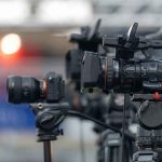 Air Force Major DETAINED After Explosive Trump Attack Professional video cameras on tripods