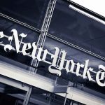 NYT Hit With a Lawsuit From Its OWN Shareholders The New York Times sign on a glass building facade