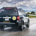 What Romo’s Traffic Stop Looked Like On Camera Sheriff SUV driving on a highway