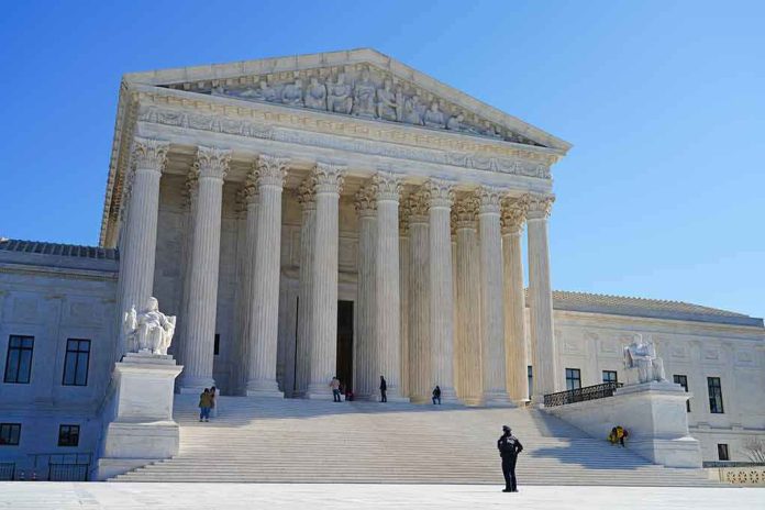 shutterstock_1672730041 Supreme Court building with grand columns and steps
