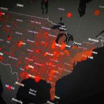 Trump Has a NEW Name for New Mexico United States map with red data points and clusters