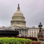 The $17M Contract Nobody Bid On United States Capitol building with dome and fountain in foreground