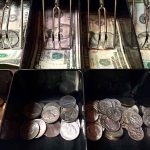 $1.00 Heist Exposes Alarming Lapse Cash register drawer with US bills and coins