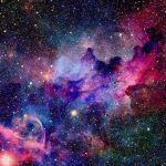 Giant Space Camera Begins 10-Year Hunt Colorful nebula with bright stars